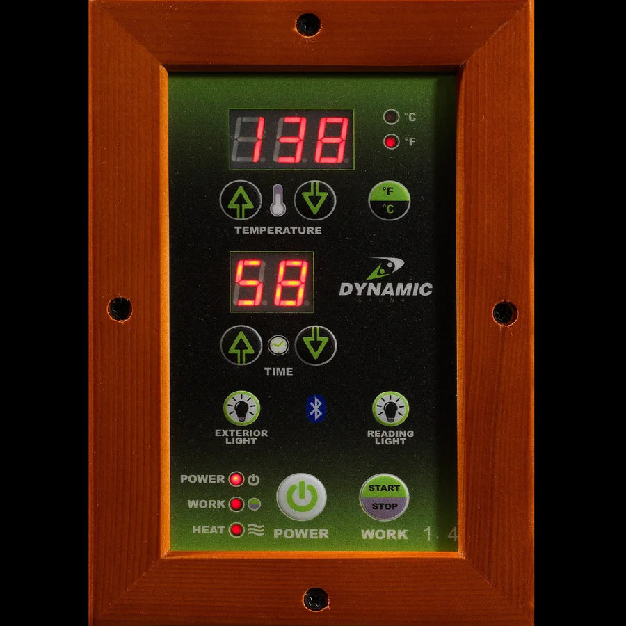 Dynamic Bergamo 4-Person Low EMF FAR Infrared Sauna