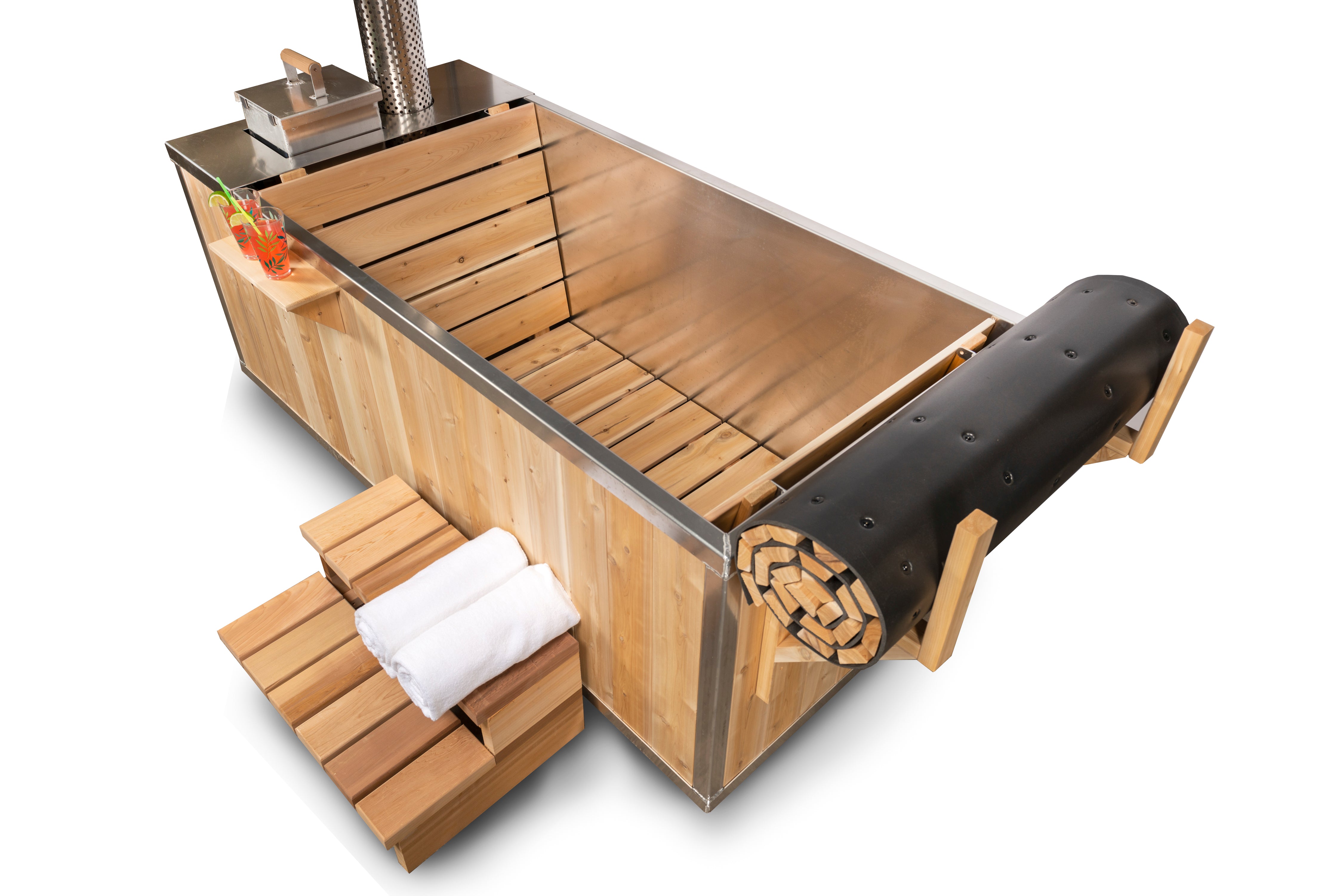 LeisureCraft Starlight Wood Burning Hot Tub