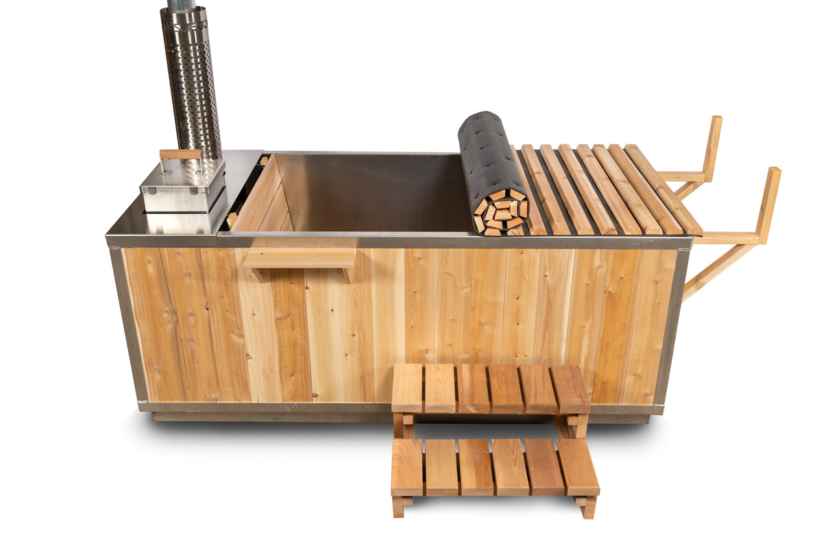 LeisureCraft Starlight Wood Burning Hot Tub