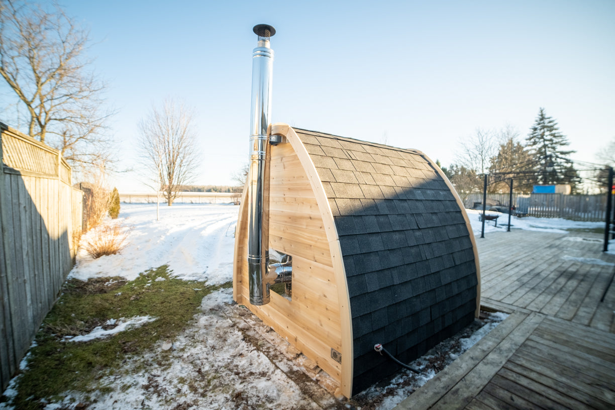 LeisureCraft MiniPOD 4-Person Traditional Sauna