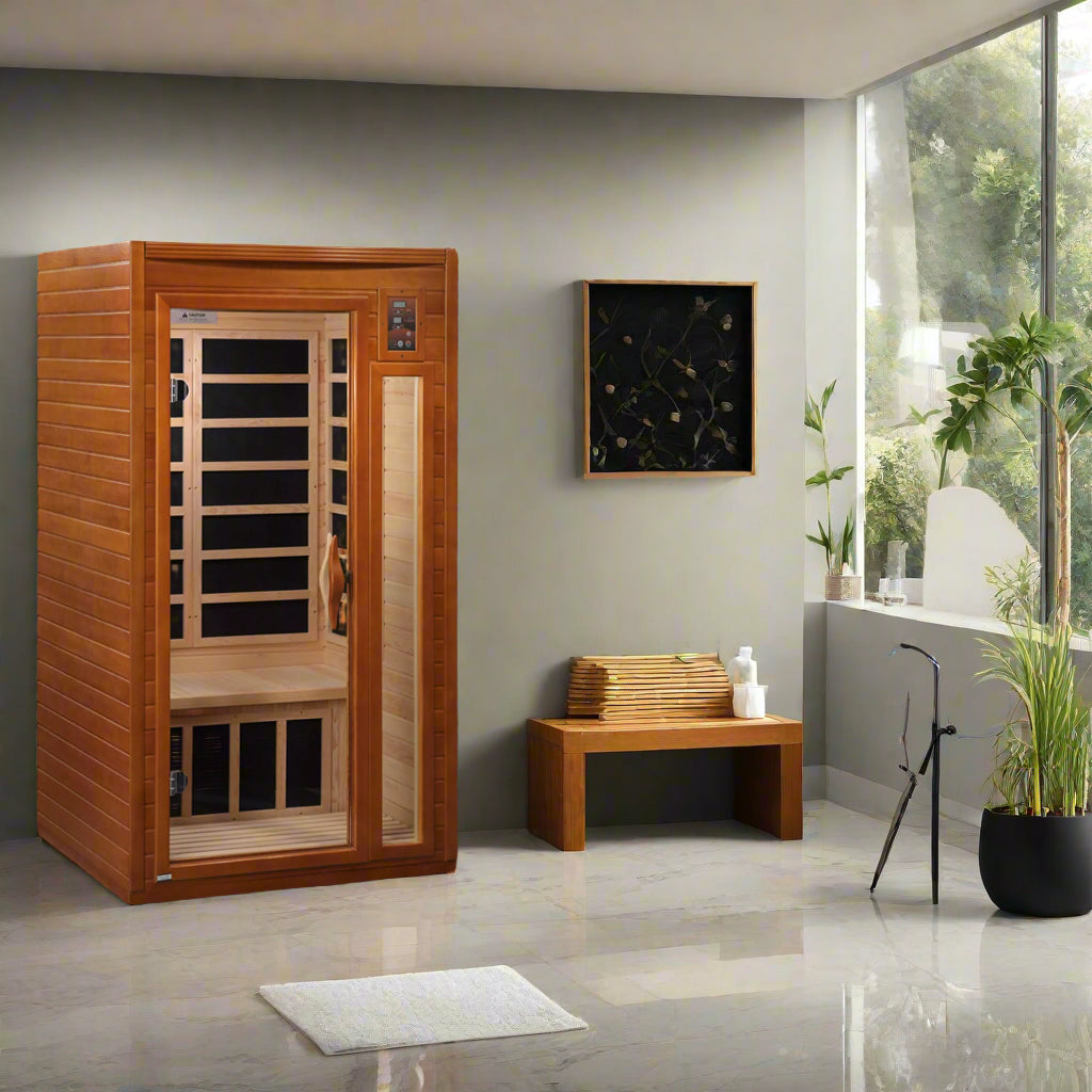 Dynamic Barcelona 2-Person Low EMF FAR Infrared Sauna