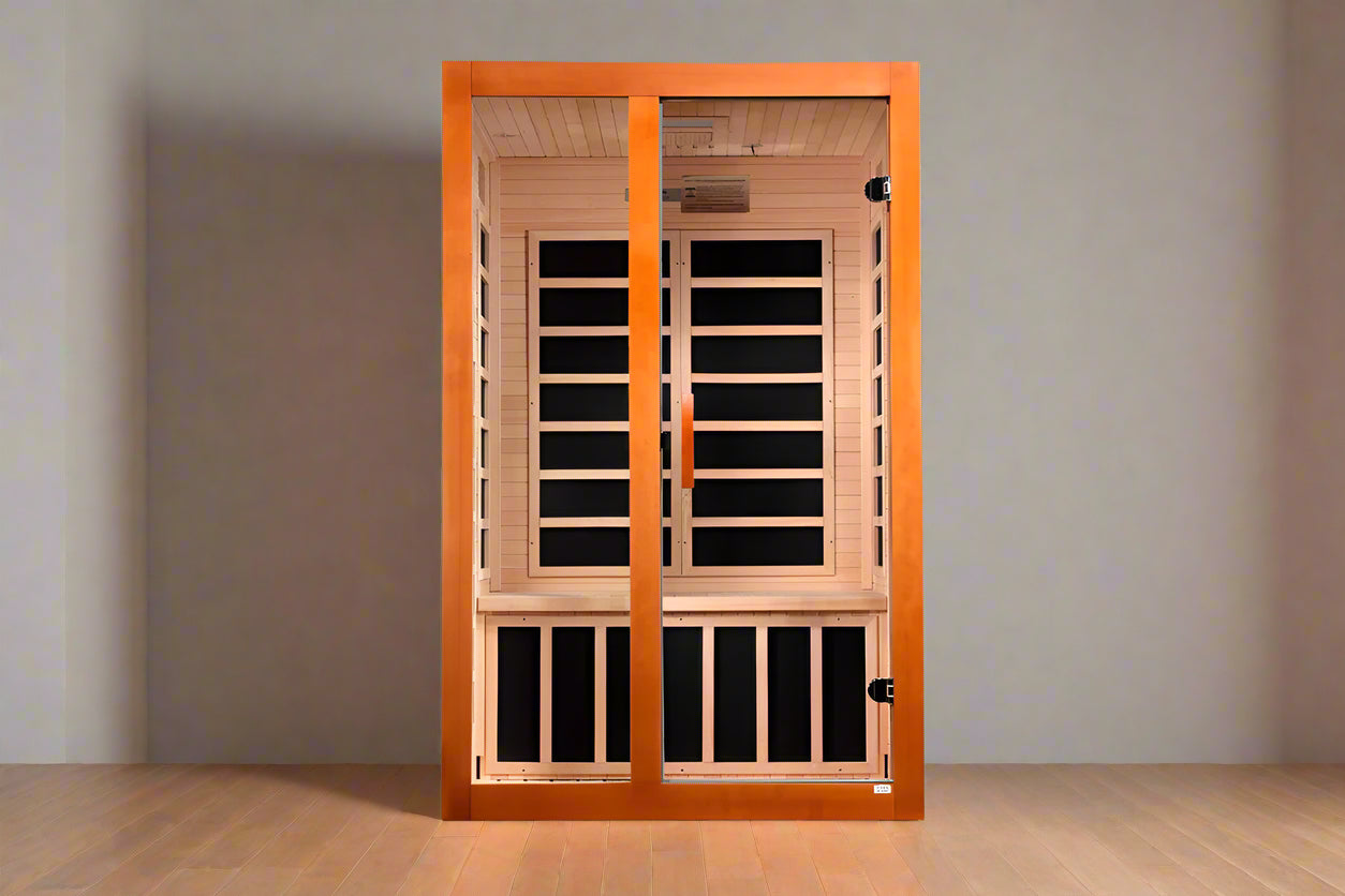 Golden Designs Dynamic Elite Santiago 2-Person Ultra Low EMF FAR Infrared Sauna