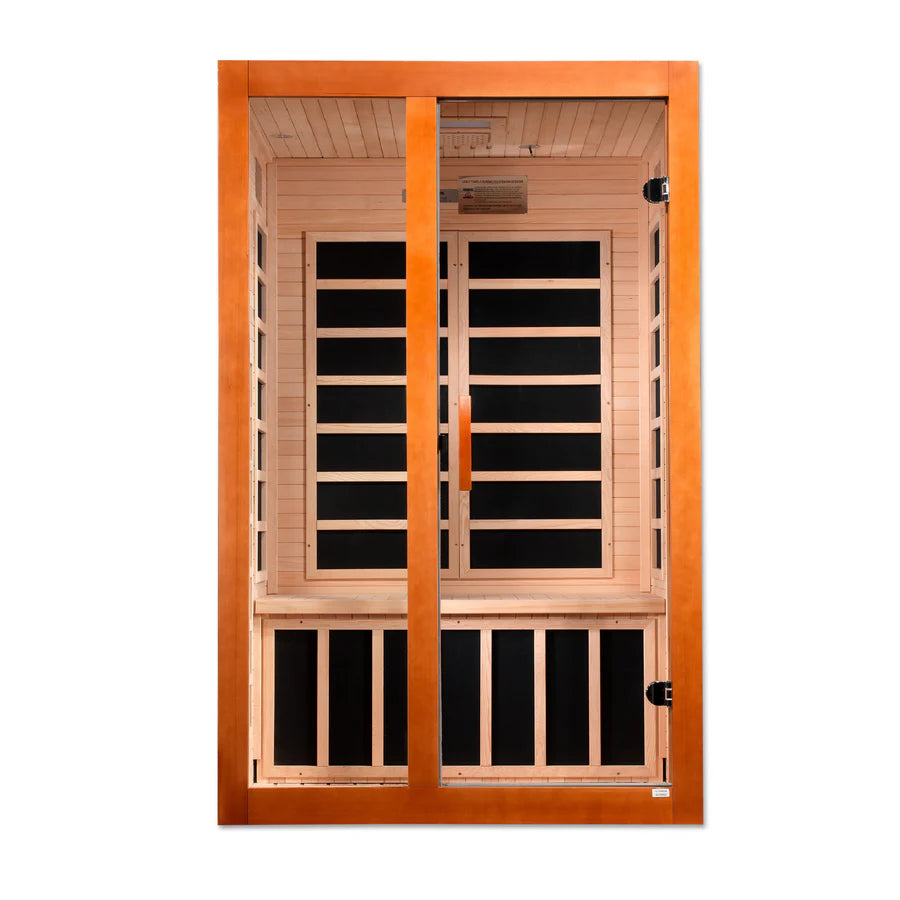 Golden Designs Dynamic Elite Santiago 2-Person Ultra Low EMF FAR Infrared Sauna