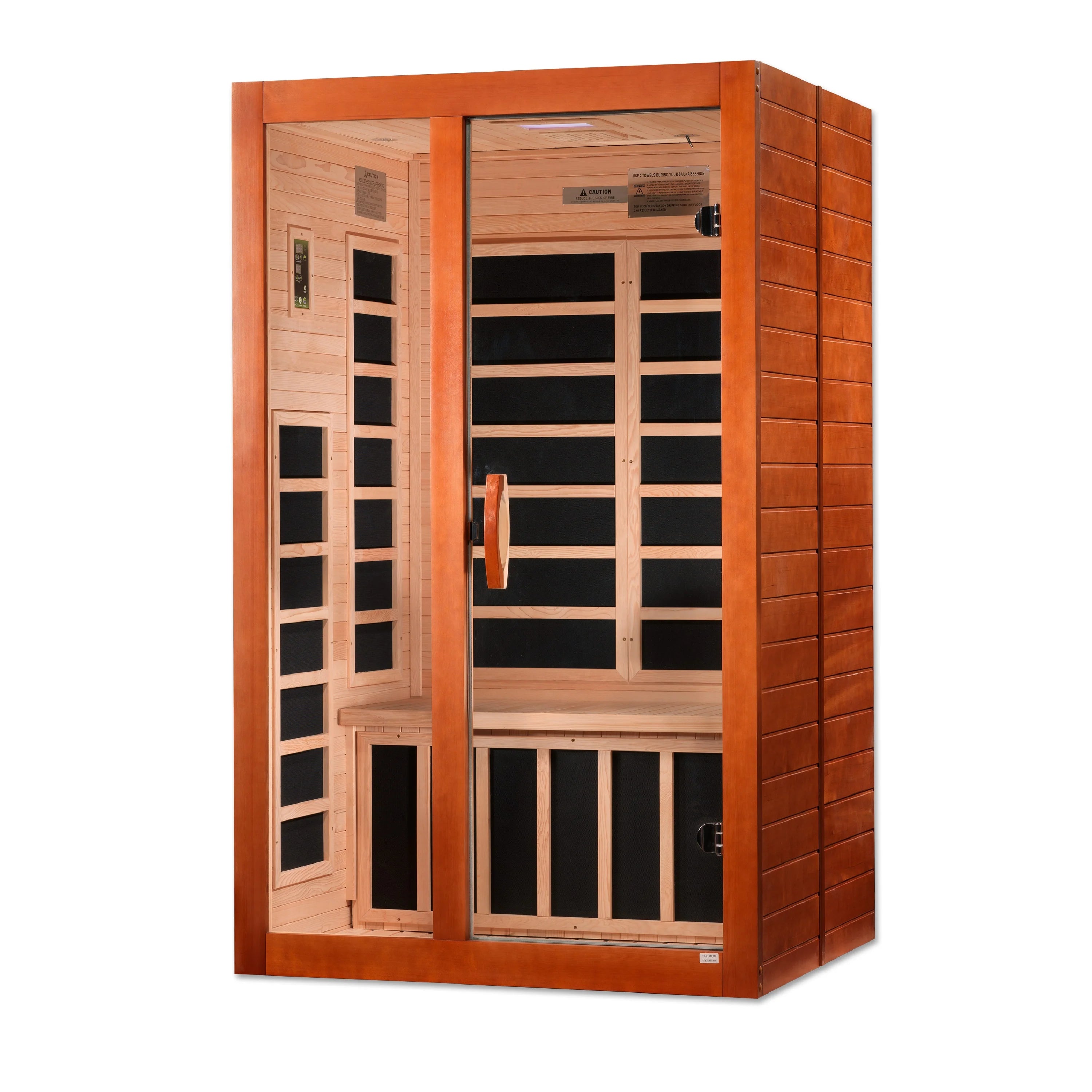 Golden Designs Dynamic Elite Santiago 2-Person Ultra Low EMF FAR Infrared Sauna