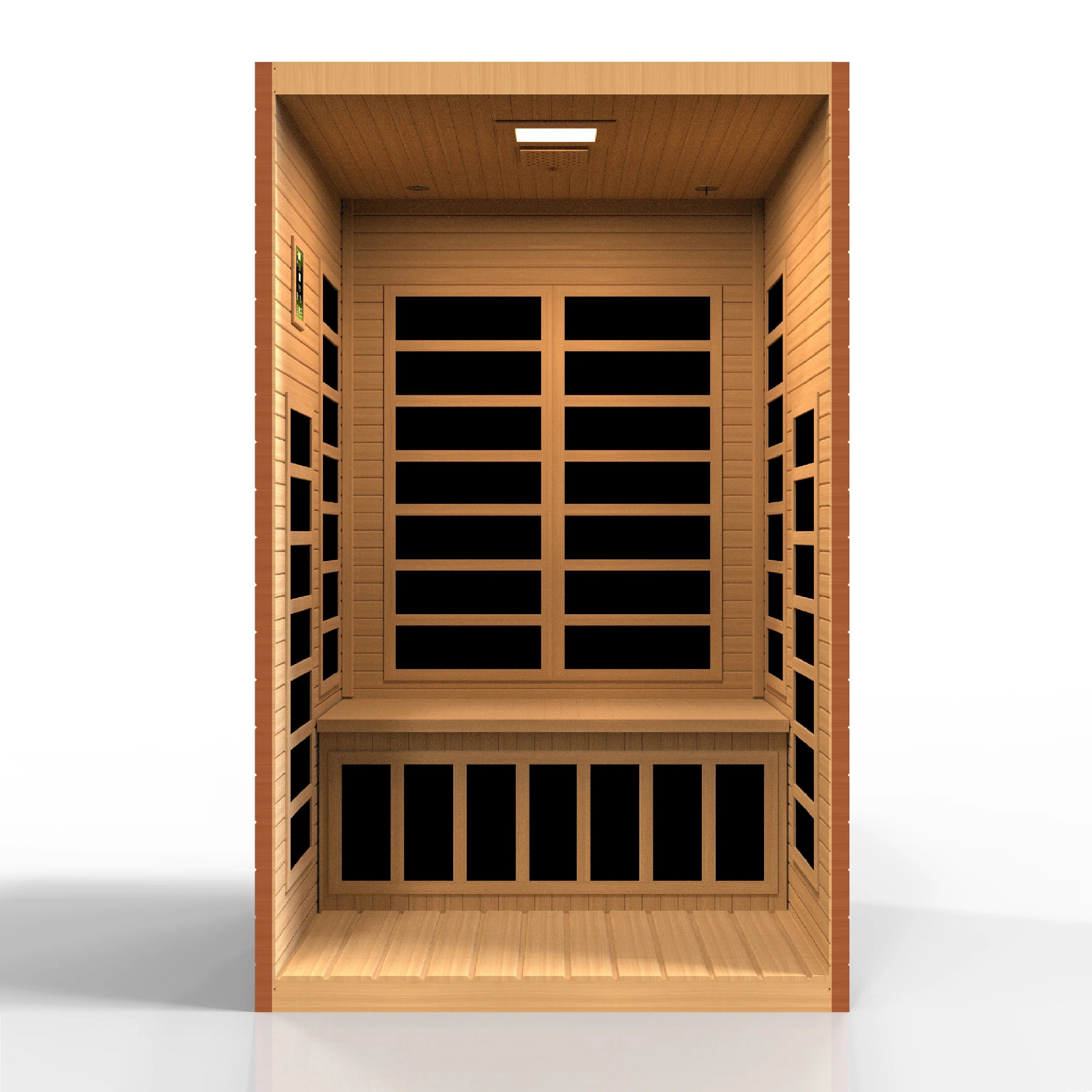 Golden Designs Dynamic Elite Santiago 2-Person Ultra Low EMF FAR Infrared Sauna