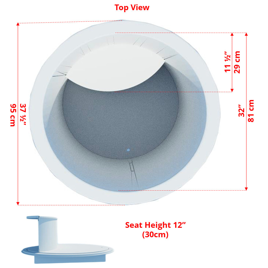 LeisureCraft Baltic Cold Plunge Tub