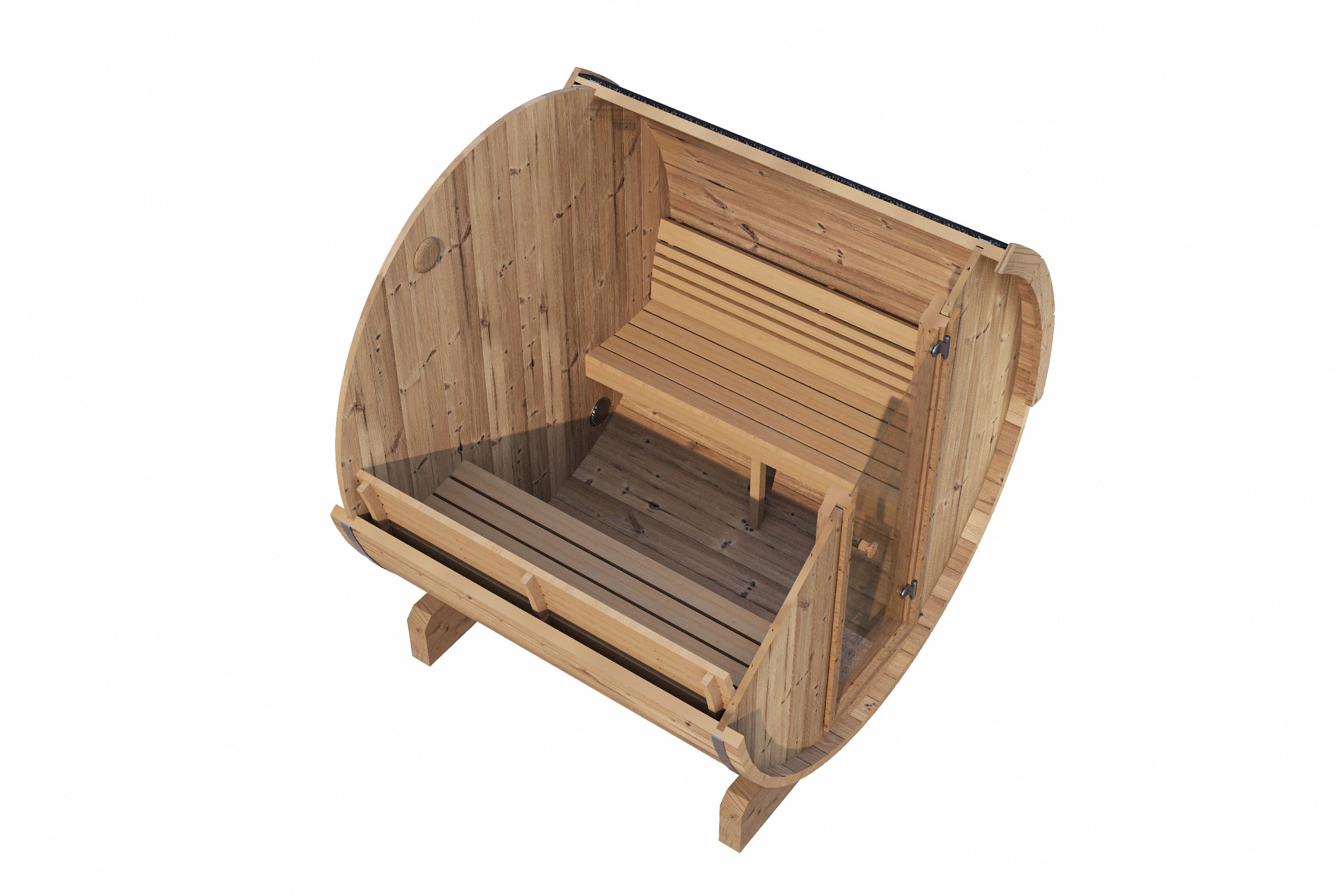 SaunaLife Model E7 4-Person Sauna Barrel