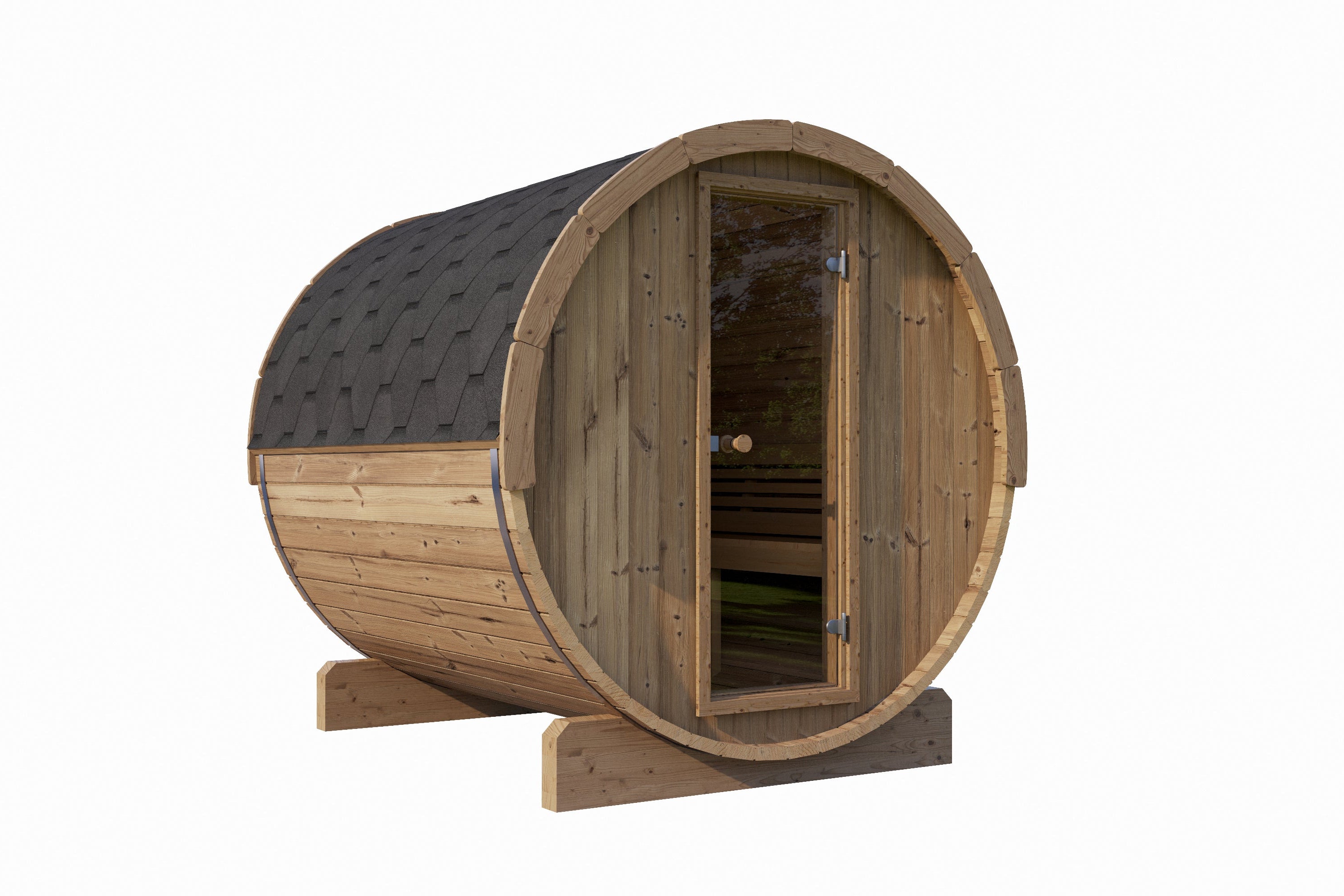 SaunaLife Model E8 6-Person Sauna Barrel