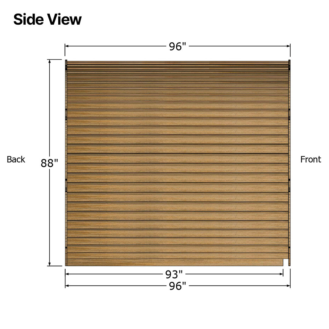 LeisureCraft Elation 4-Person Traditional Barrel Sauna