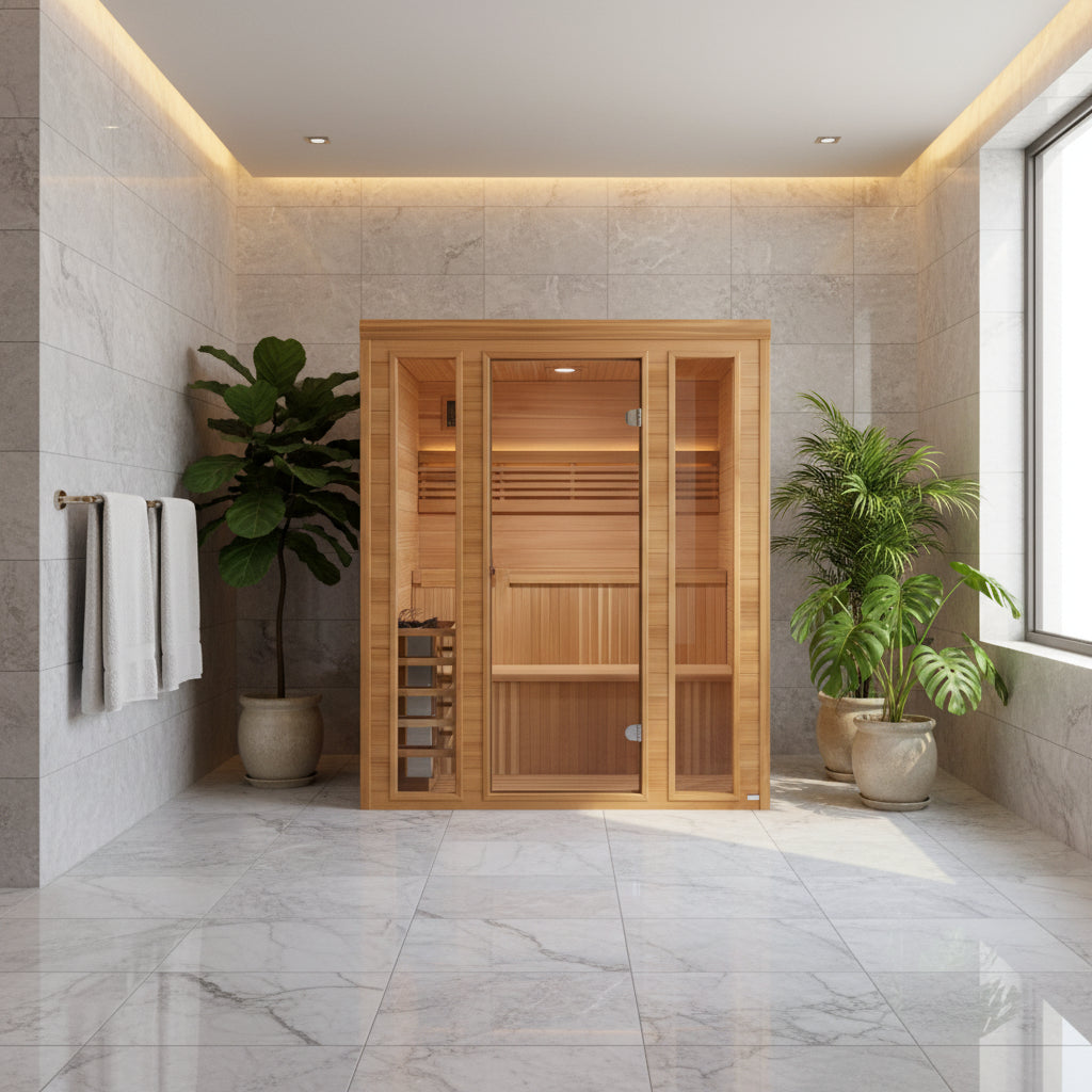 Golden Designs 2025 Engelberg Edition 6-Person Traditional Sauna