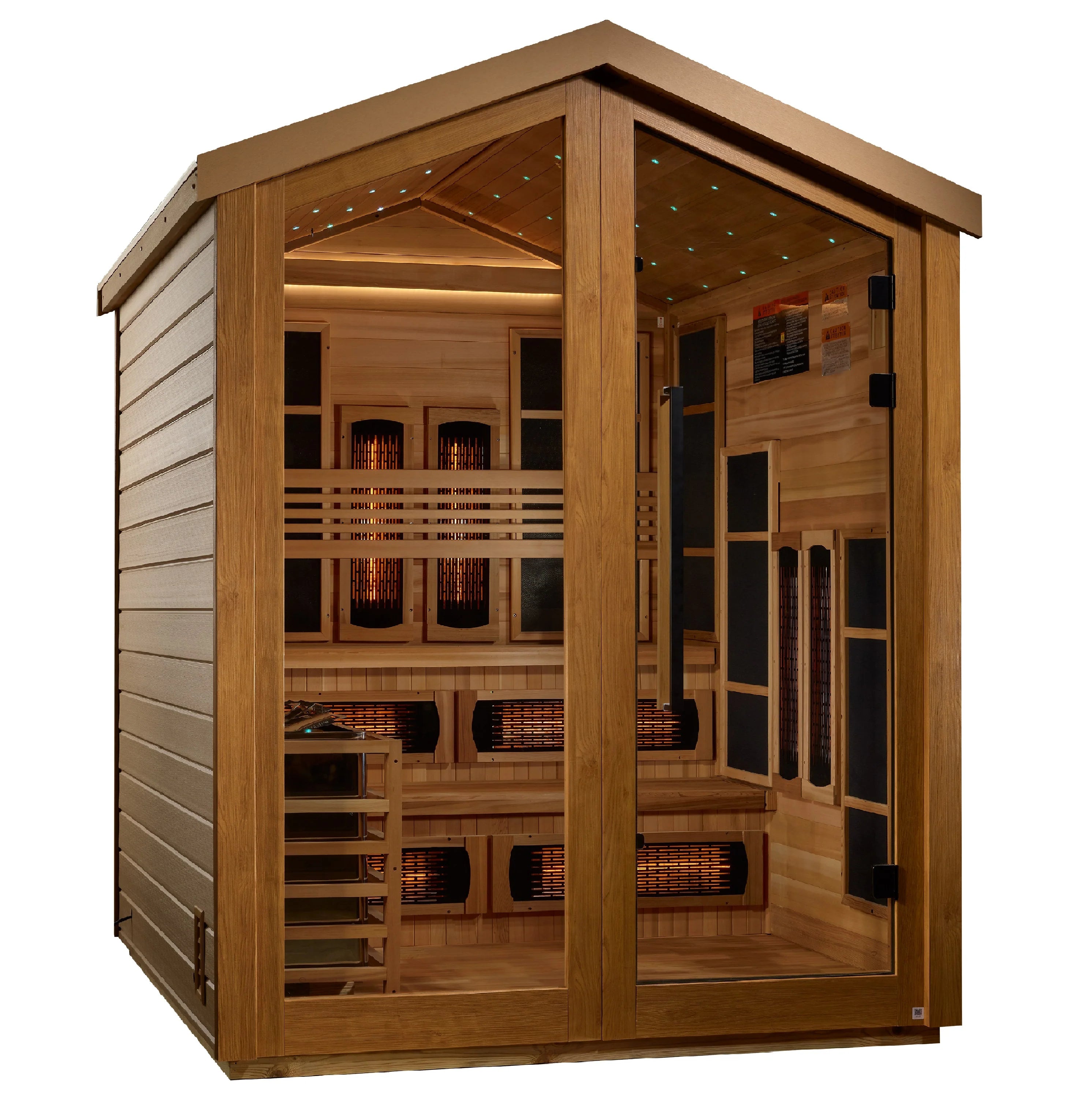 Golden Designs Kaskinen 6-Person Hybrid Outdoor Sauna