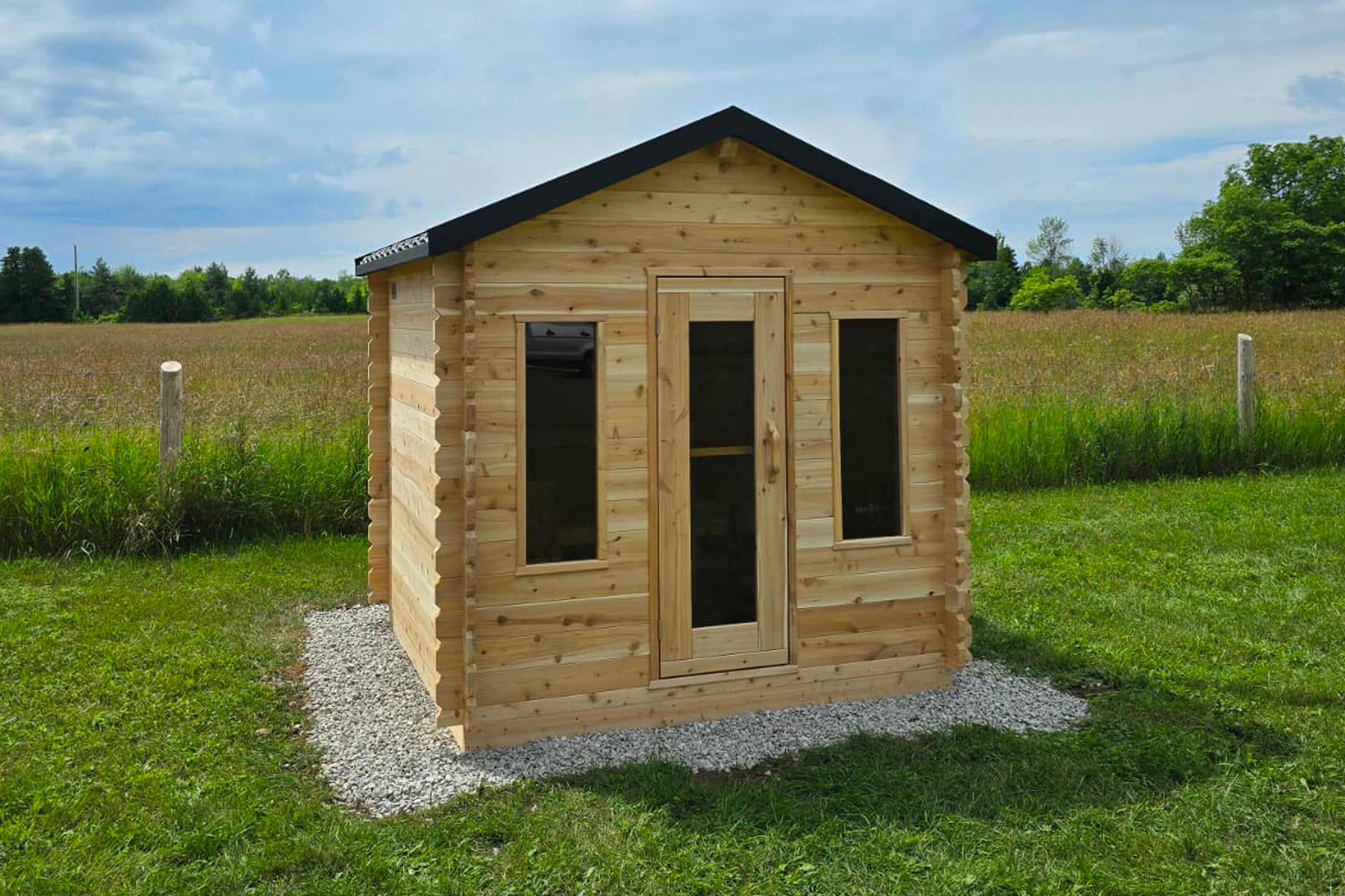 LeisureCraft Georgian 6-Person Cabin Traditional Sauna