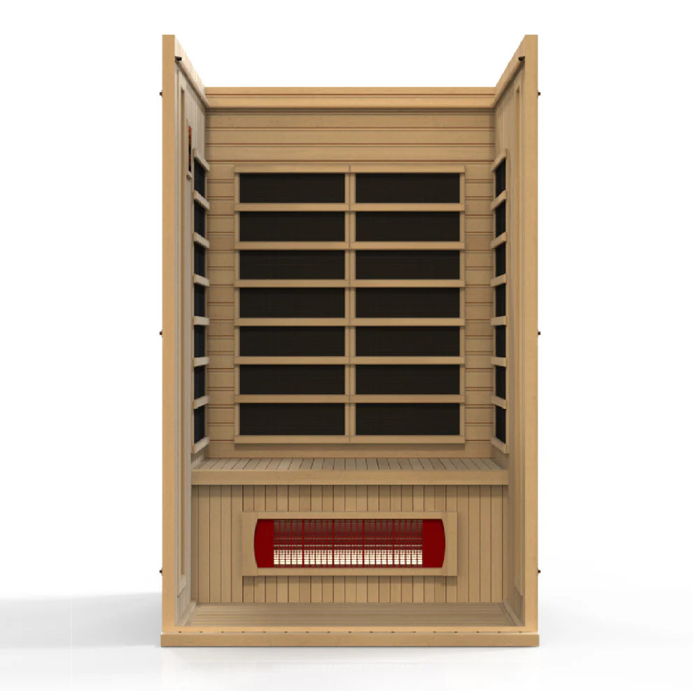 Maxxus Serenity Dual Tech 2-Person Low EMF FAR Infrared Sauna