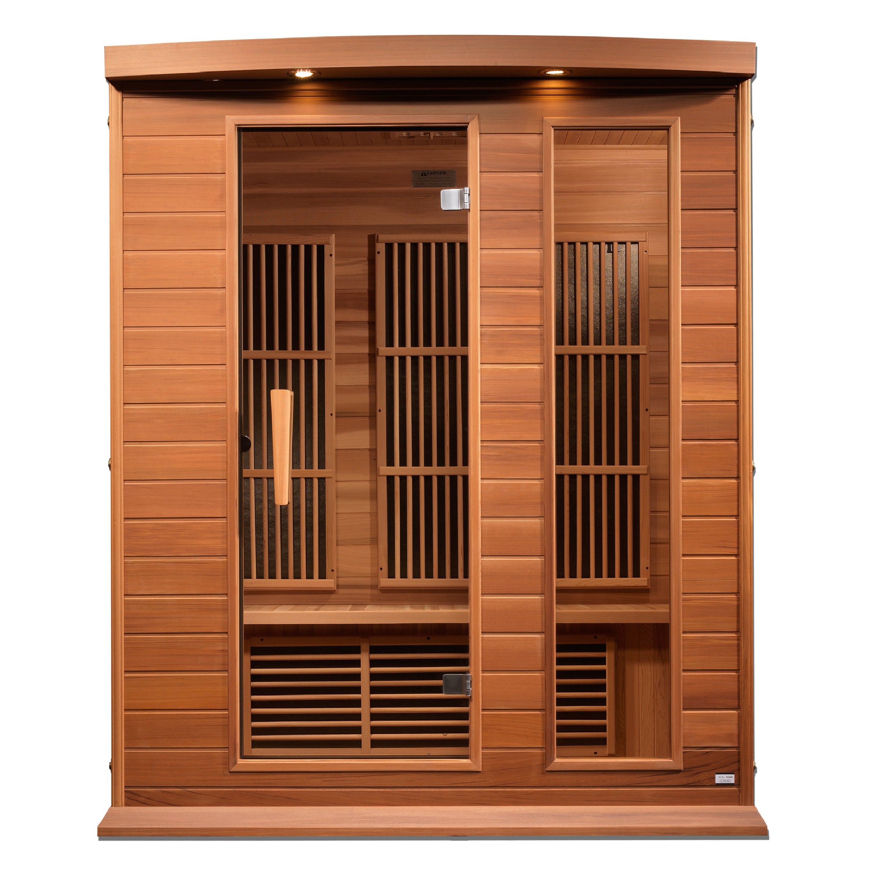 Maxxus 3-Person Low EMF FAR Infrared Sauna Canadian Red Cedar
