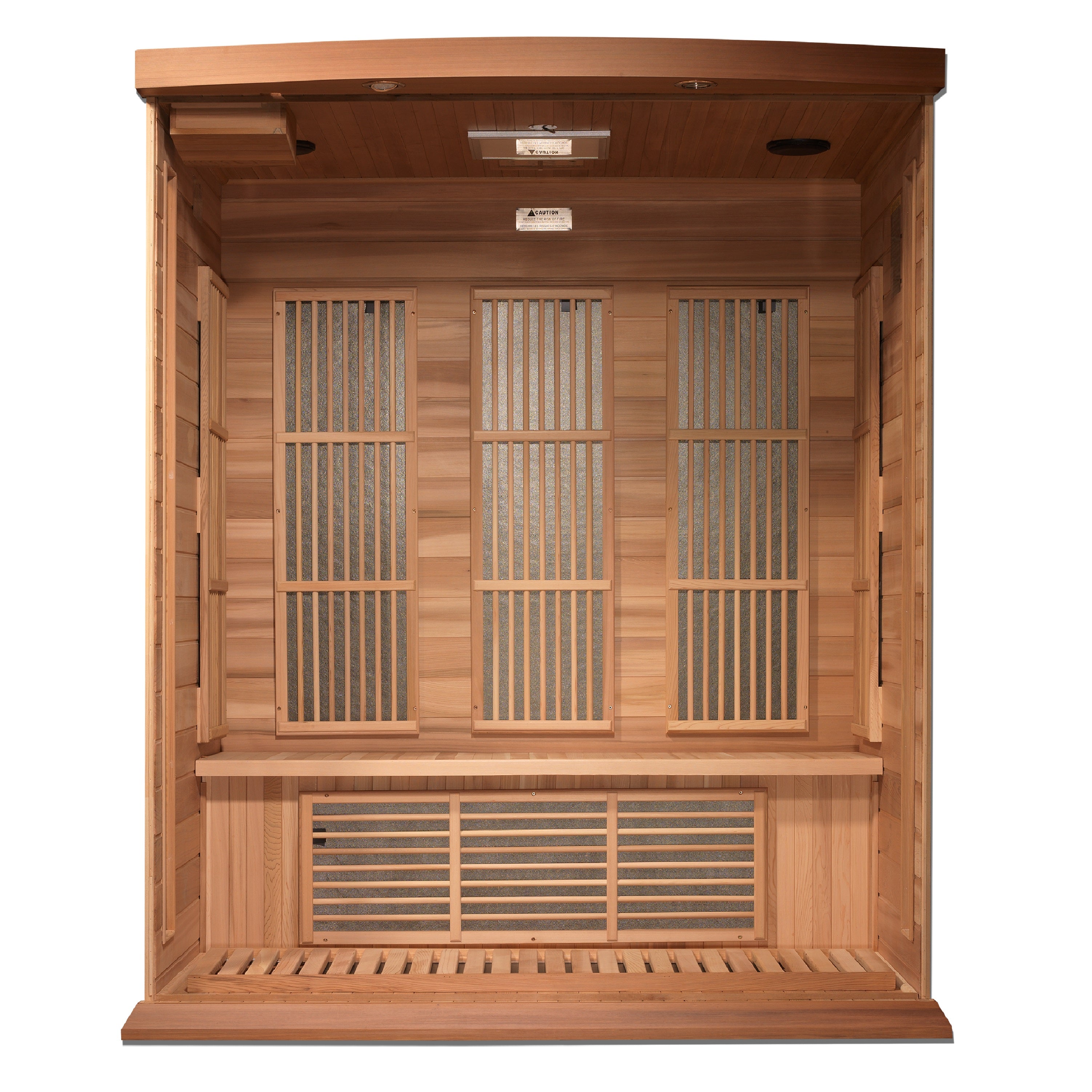 Maxxus 3-Person Low EMF FAR Infrared Sauna Canadian Red Cedar