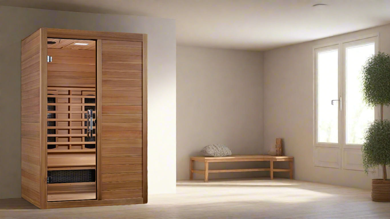 Maxxus S-Line Yoga 2-Person Full Spectrum Near Zero EMF FAR Infrared Sauna