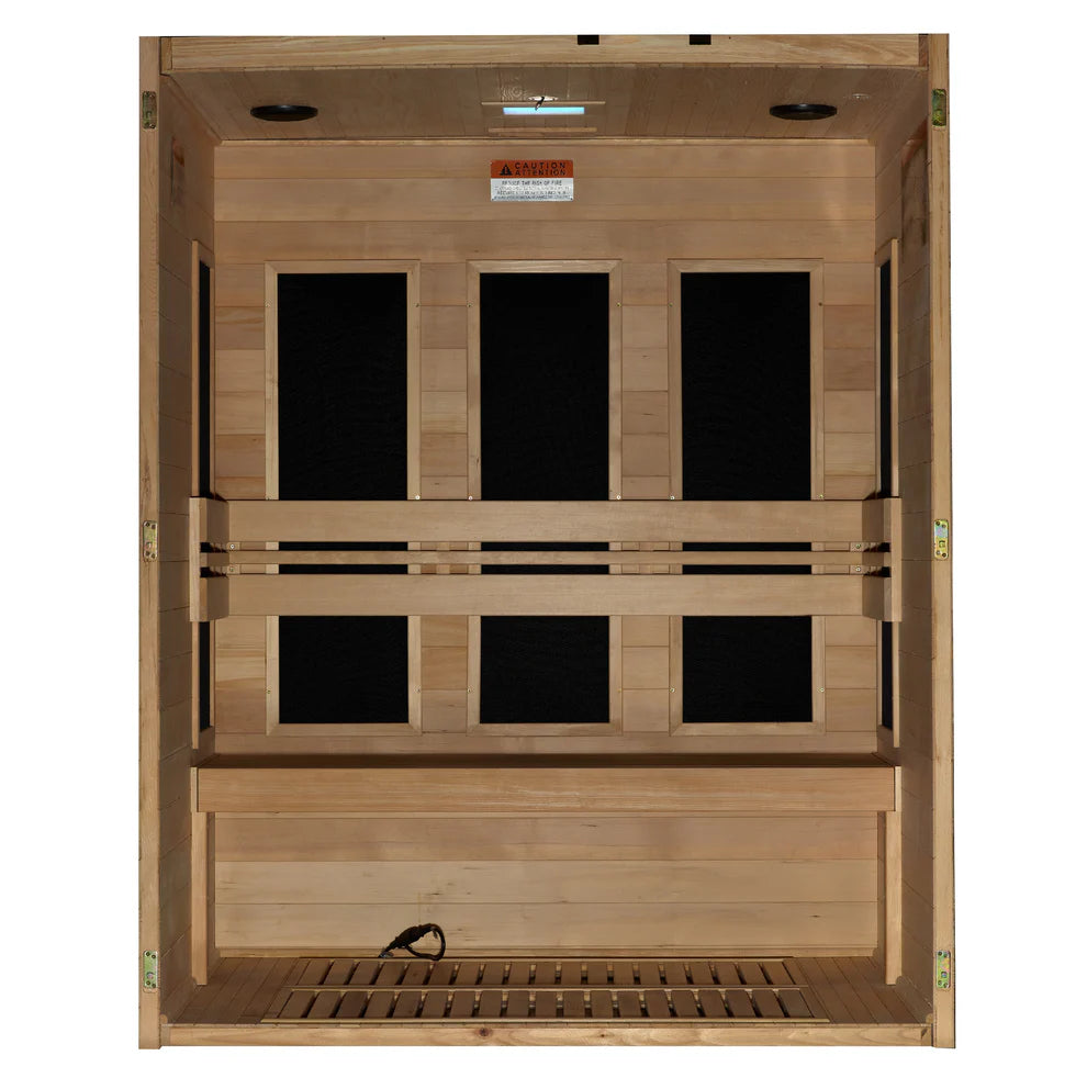 Dynamic Toscana 3-Person Low EMF FAR Infrared Sauna