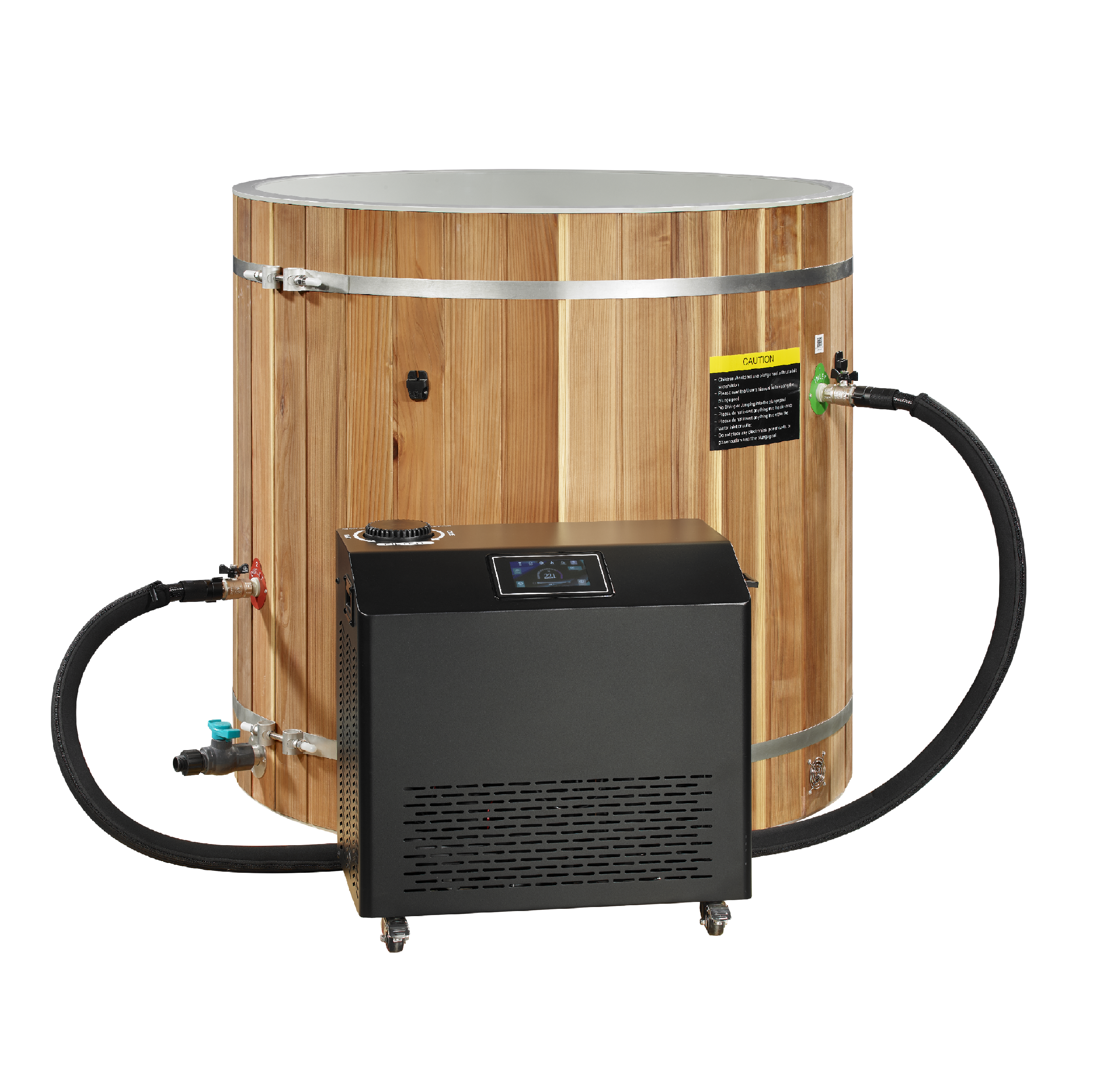 Dynamic Cold Therapy Barrel Cold Plunge PVC Interior