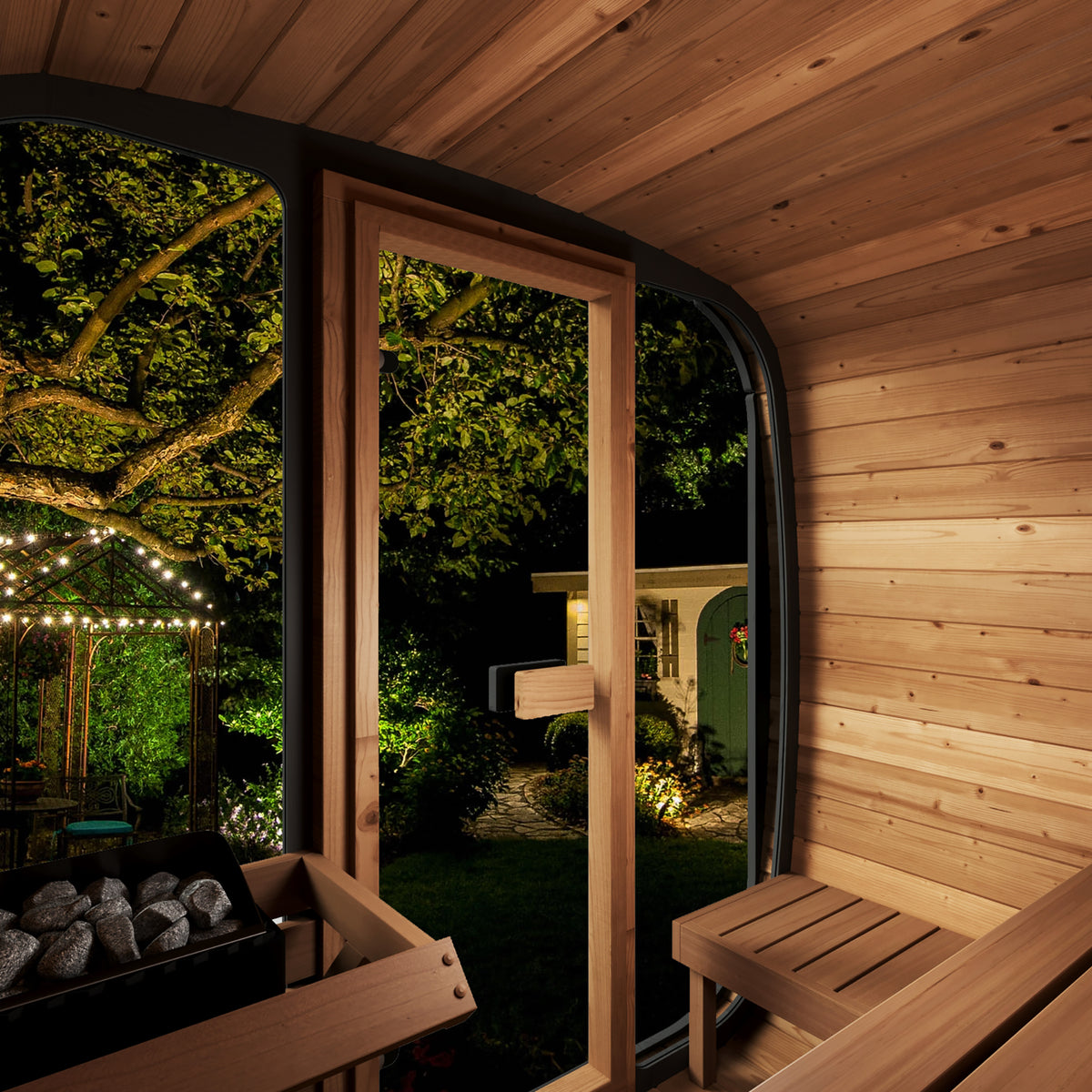 SaunaLife Model CL5G 4-Person Traditional Sauna