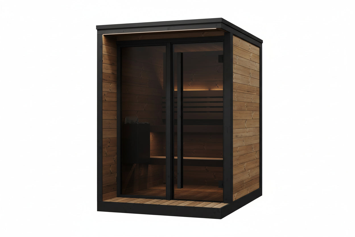 SaunaLife GL4 4-Person Outdoor Sauna
