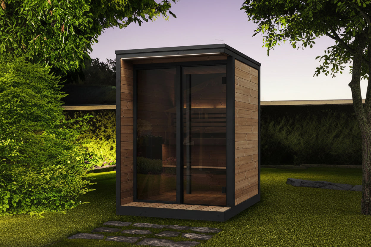 SaunaLife GL4 4-Person Outdoor Sauna