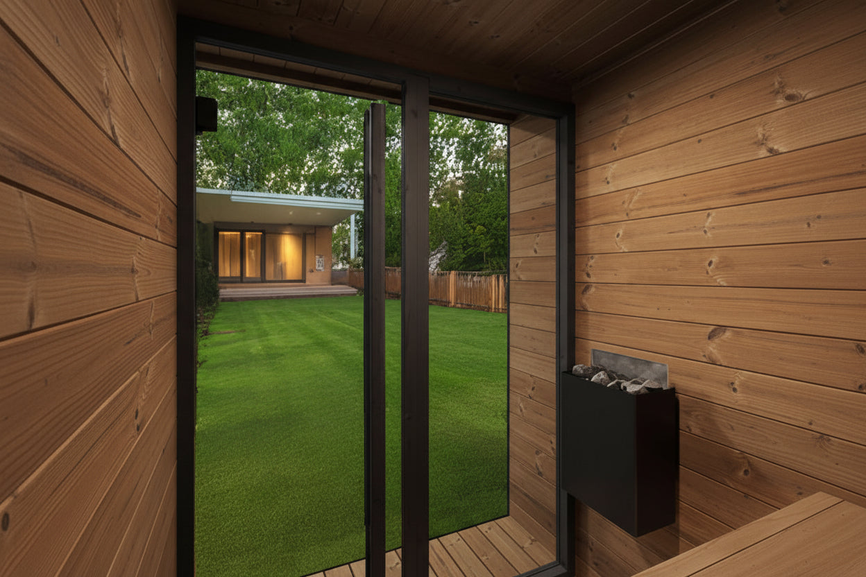 SaunaLife GL4 4-Person Outdoor Sauna