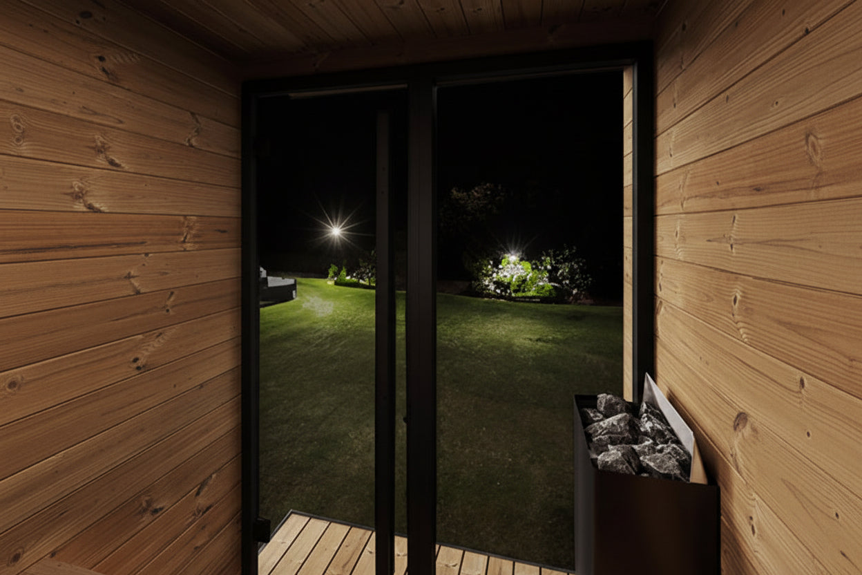 SaunaLife GL4 4-Person Outdoor Sauna