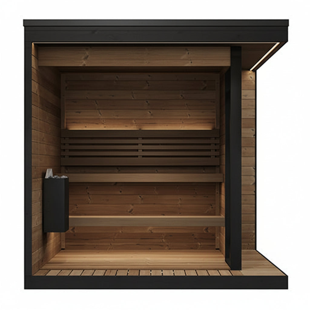 SaunaLife Model GL6 6-Person Traditional Sauna