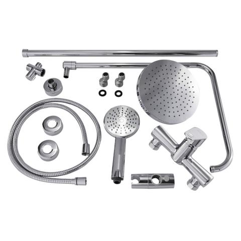SaunaLife RAIN-Series R3 Outdoor Barrel Shower
