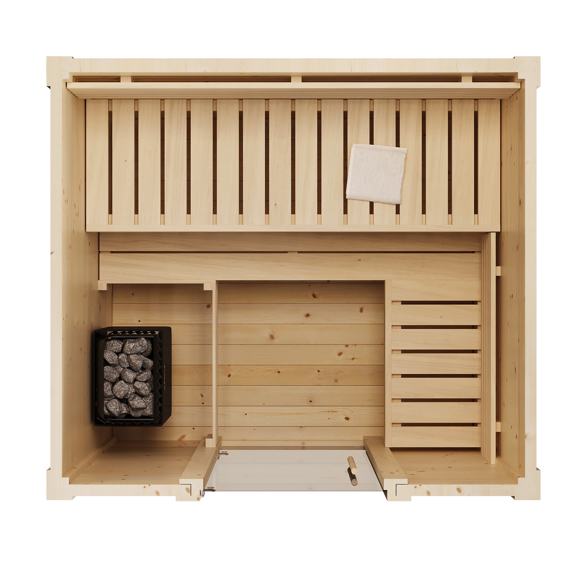 SaunaLife Model G2 4-Person Outdoor Traditional Sauna