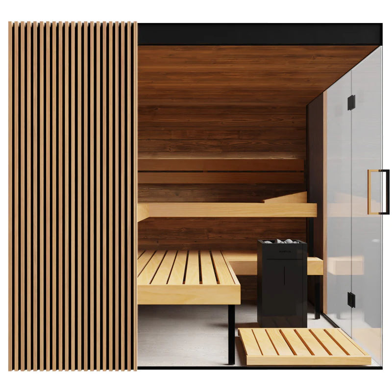 ThermaSol Aalto 4-Person Indoor Sauna Cabin