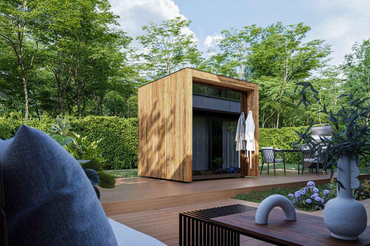 ThermaSol Fortis 4-Person Outdoor Sauna Cabin