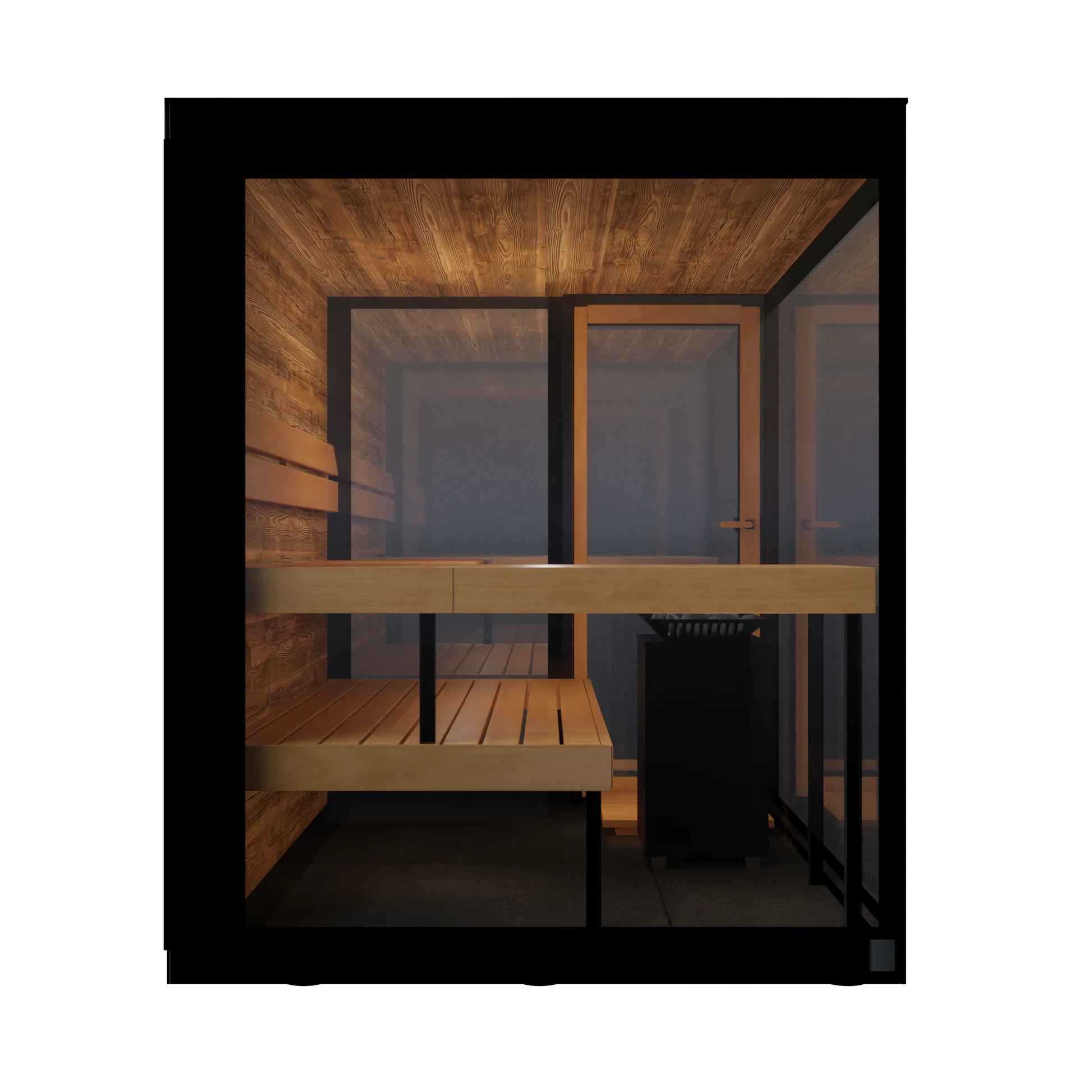 ThermaSol Vue 4-Person Outdoor Sauna Cabin