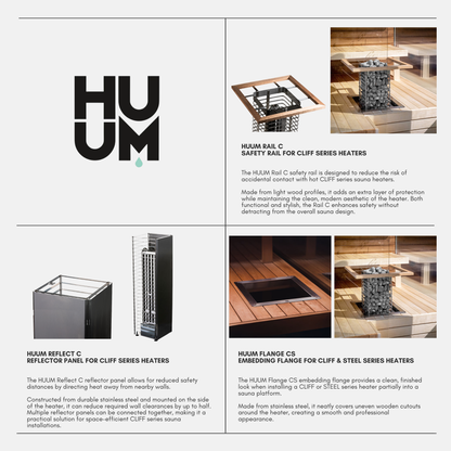 HUUM CLIFF 9kW Sauna Heater