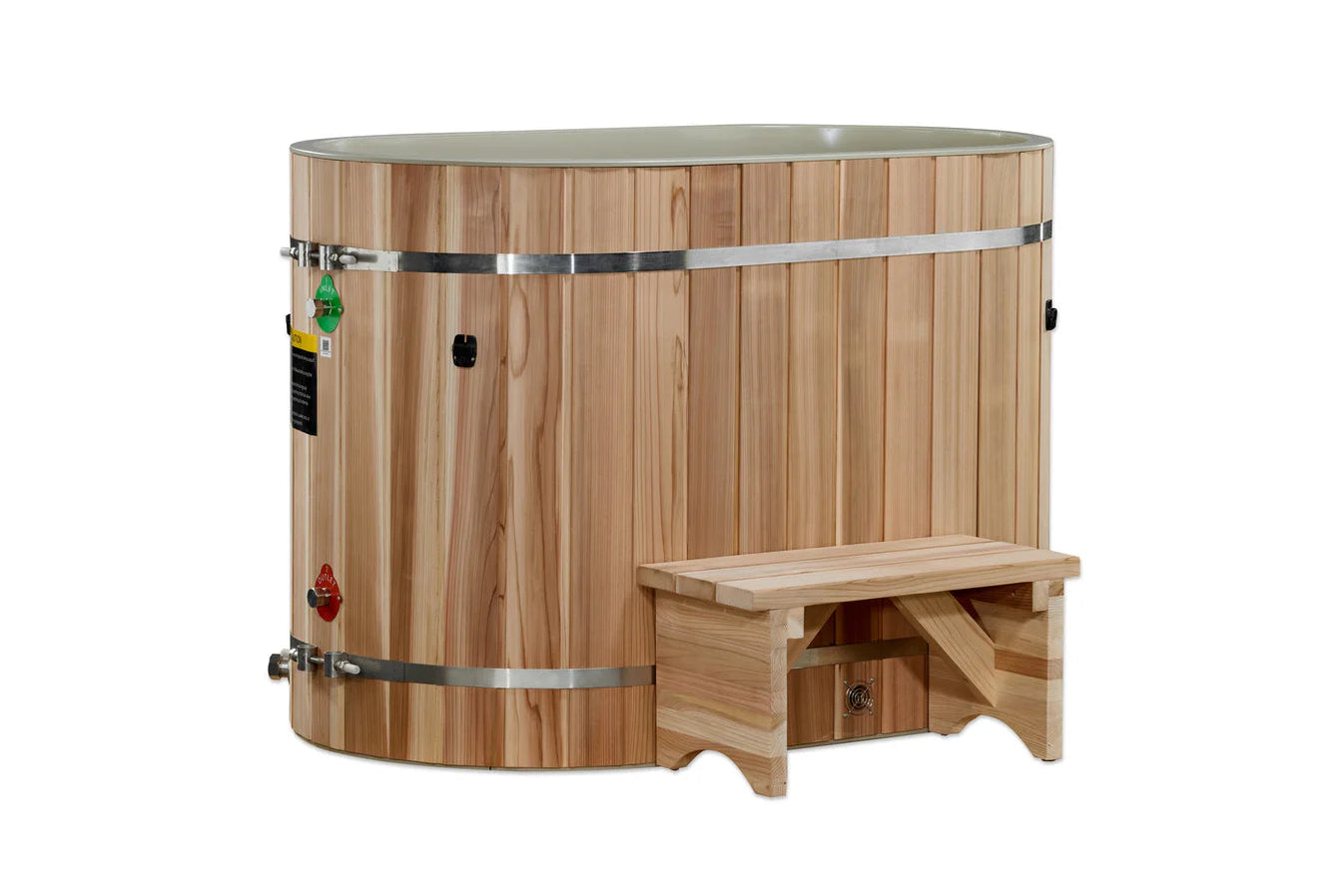 Dynamic Cold Therapy Oval Barrel Cold Plunge Pacific Cedar