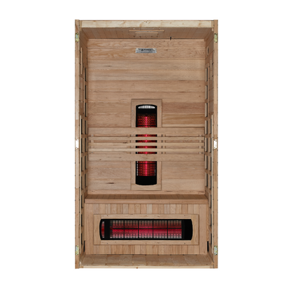 Dynamic Santorini 2-Person Full Spectrum Near Zero EMF FAR IR Sauna