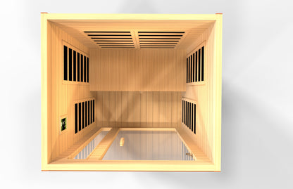 Dynamic Cordoba 2-Person Low EMF FAR Infrared Sauna