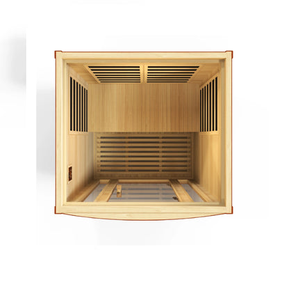 Dynamic San Marino 2-Person Low EMF FAR Infrared Sauna