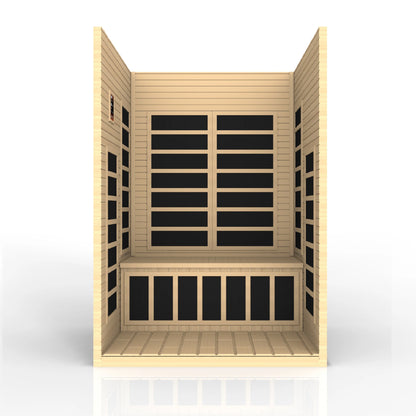 Dynamic Santiago 2-Person Low EMF FAR Infrared Sauna