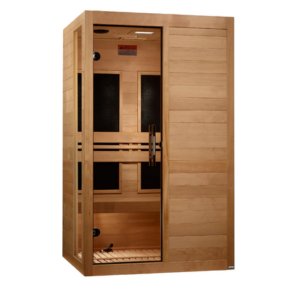 Dynamic Lucca 2-Person Ultra Low EMF FAR Infrared Sauna