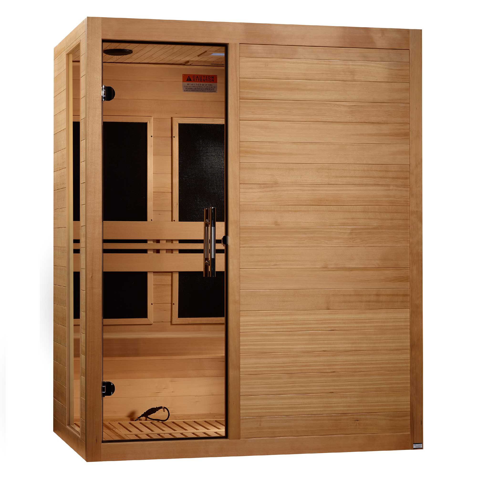Dynamic Toscana Elite 3-Person Ultra Low EMF FAR Infrared Sauna