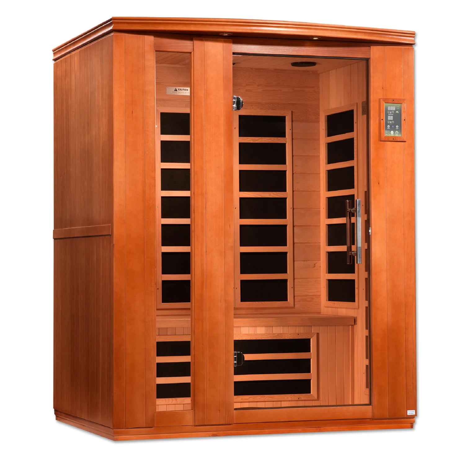 Dynamic Lugano 3-Person Low EMF FAR Infrared Sauna