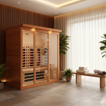 Dynamic Vila Grande 4-Person Full Spectrum Nero Zero EMF FAR IR Sauna