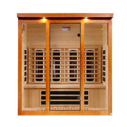 Dynamic Vila Grande 4-Person Full Spectrum Nero Zero EMF FAR IR Sauna