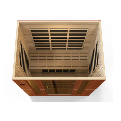 Dynamic Bergamo 4-Person Low EMF FAR Infrared Sauna