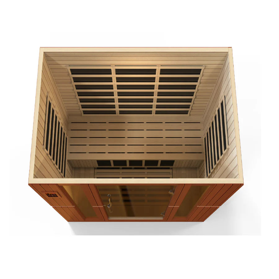 Dynamic Bergamo 4-Person Low EMF FAR Infrared Sauna