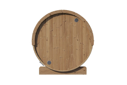 SaunaLife Model E8G 6-Person Sauna Barrel Glass Front