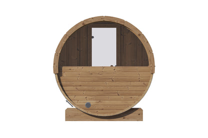 SaunaLife Model E8W 6-Person Sauna Barrel - Window