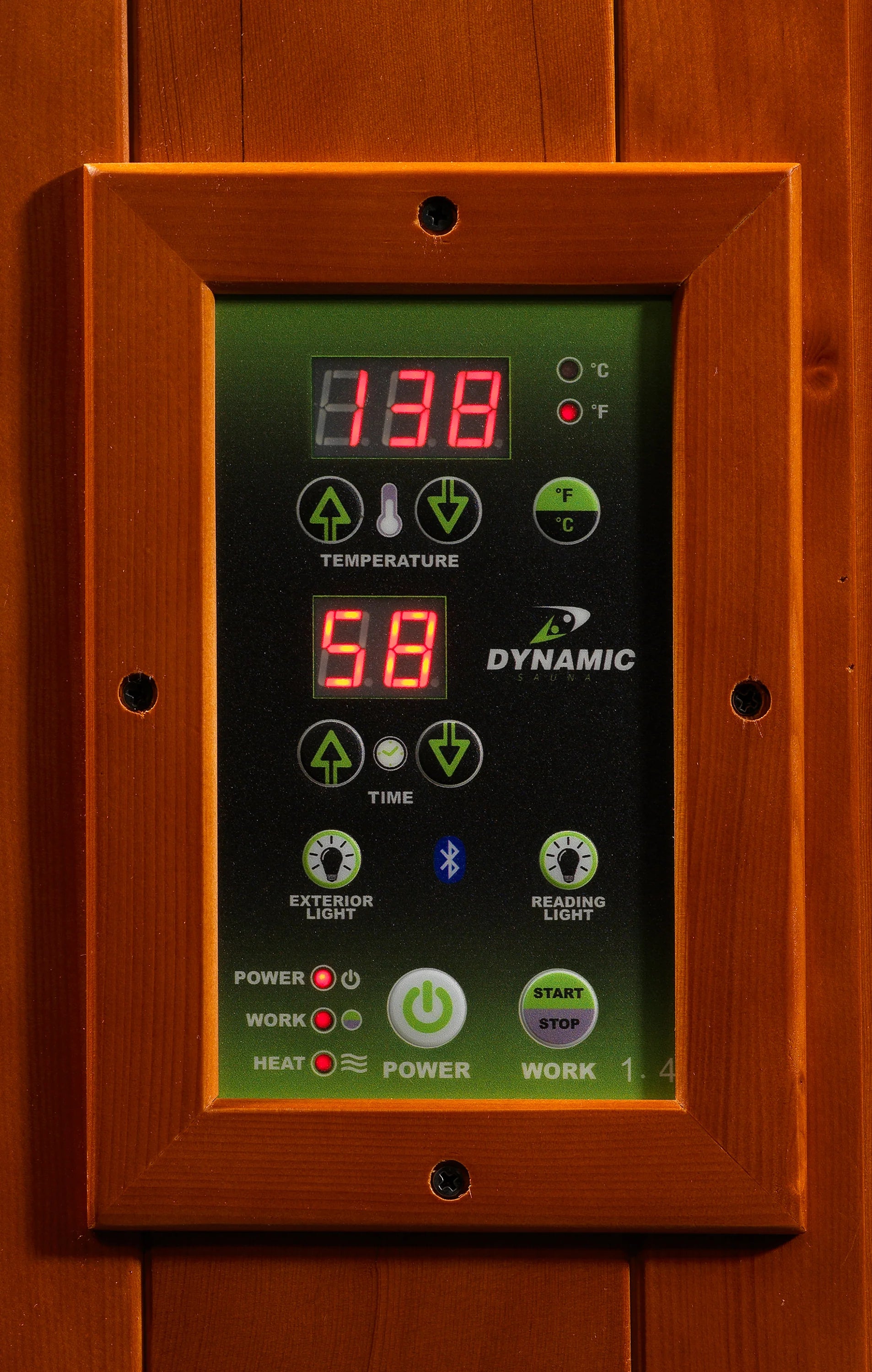 Dynamic Heming Elite 2-Person Corner Ultra Low EMF FAR Infrared Sauna