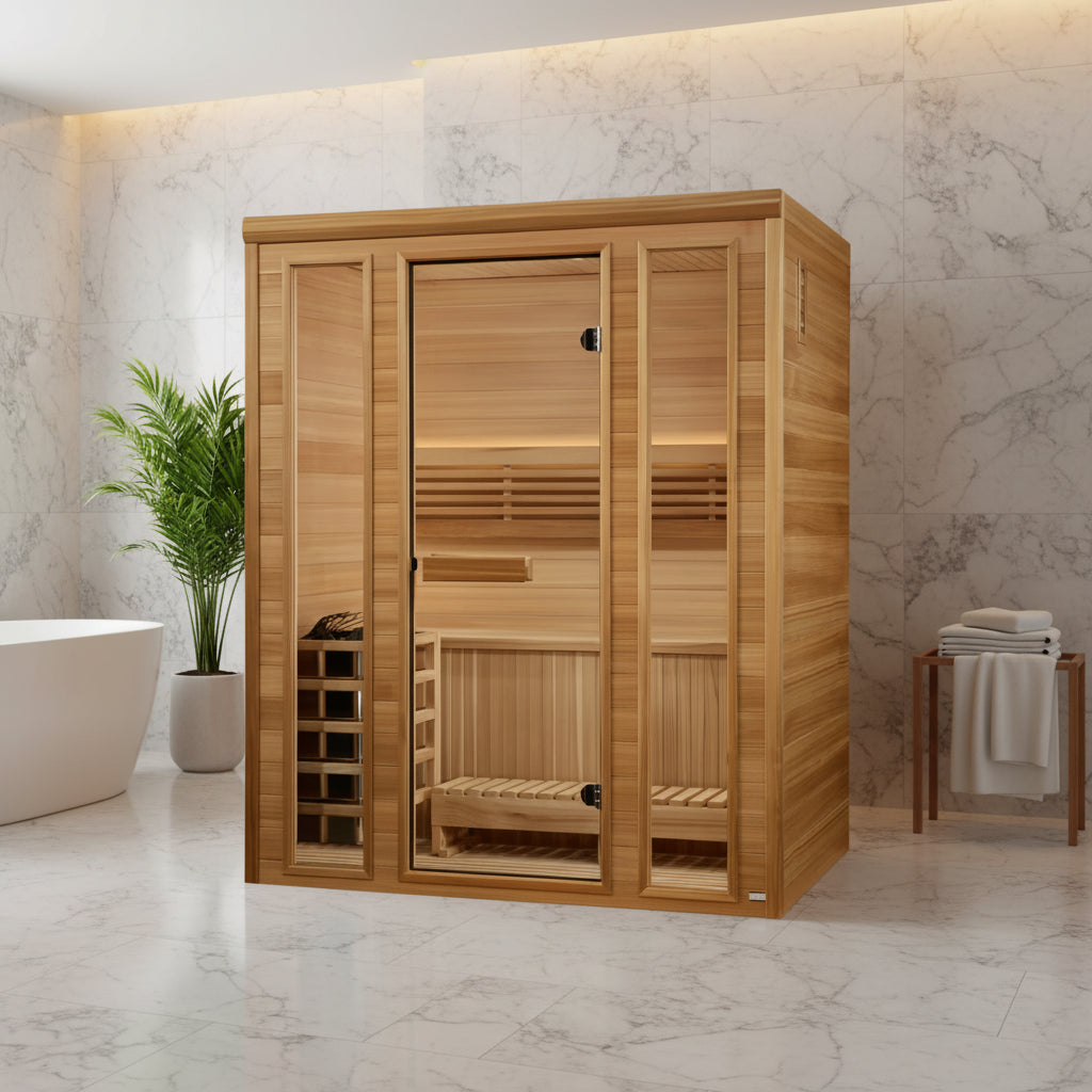 Golden Designs 2025 Andermatt Edition 3-Person Traditional Sauna